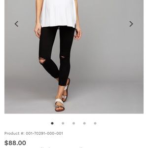 Articles of Society Maternity Cropped Jeans